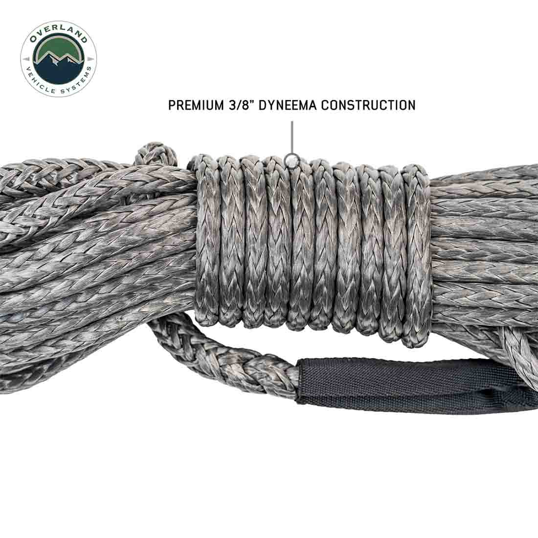 Overland Vehicle Systems Brute 3/8 in x 50 ft recovery winch line extension - view 5