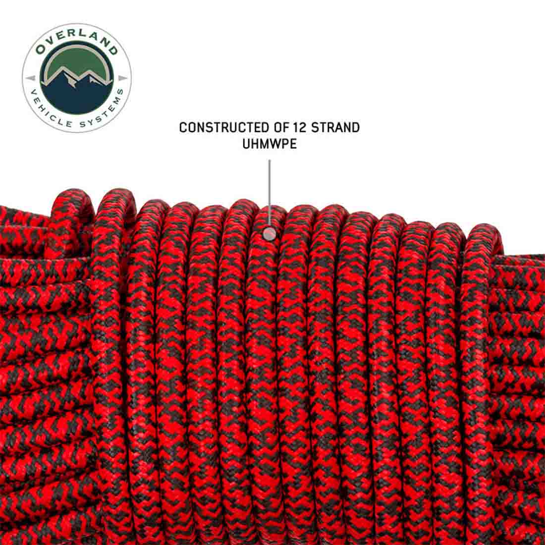 Overland Vehicle Systems Brute 3/8 in x 85 ft synthetic winch line - view 2