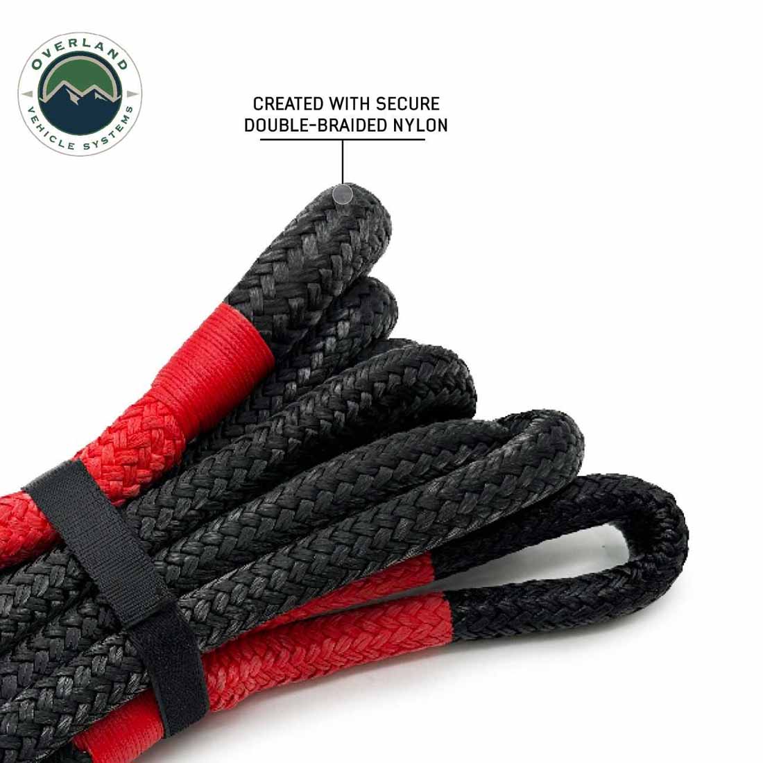 Overland Vehicle Systems Brute kinetic recovery rope with storage bag - view 4