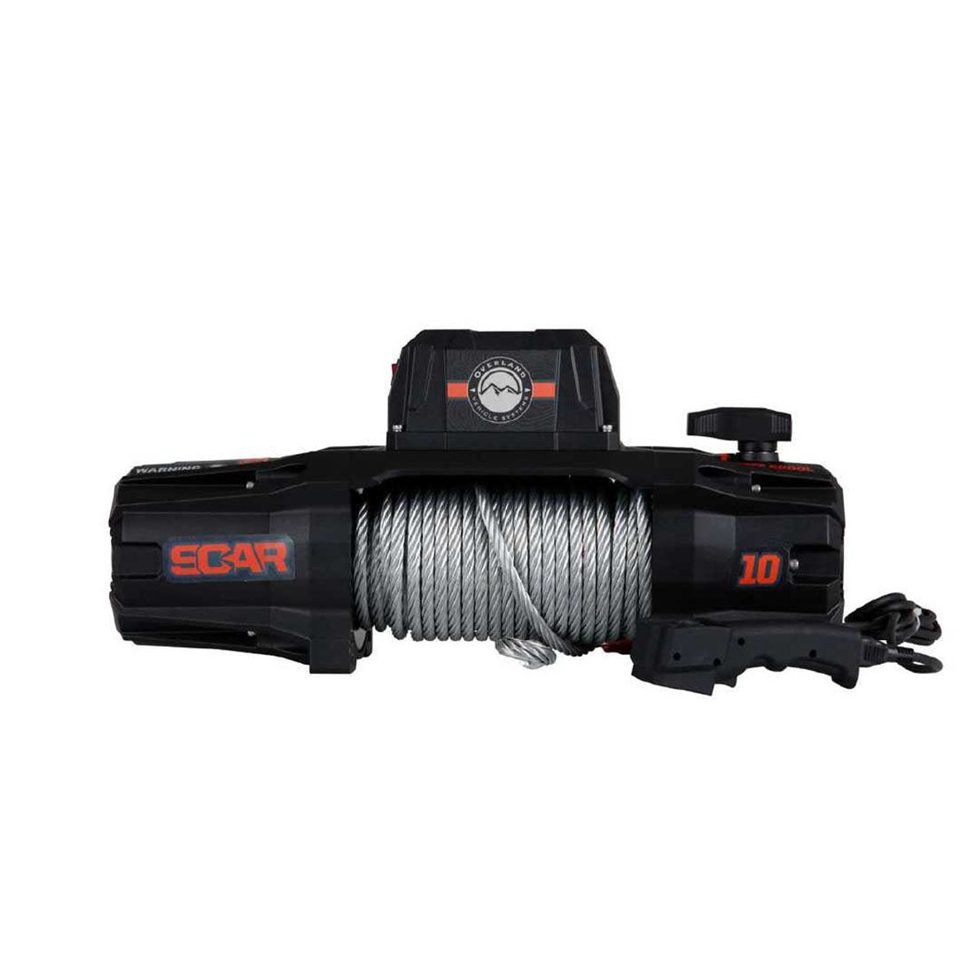 Overland Vehicle Systems SCAR 10 10,000 lb steel cable winch - view 2