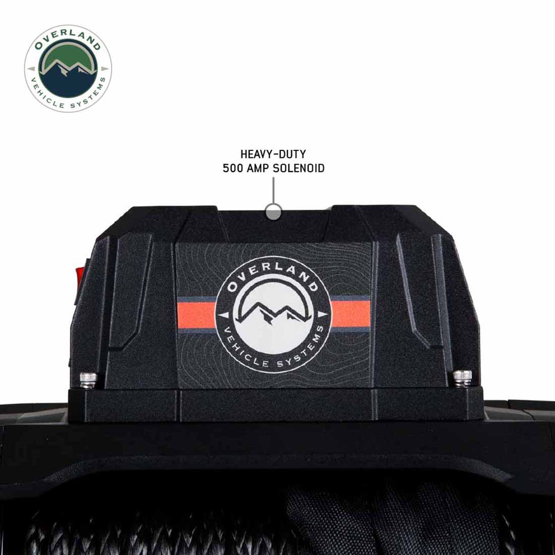 Overland Vehicle Systems SCAR 10 10,000 lb steel cable winch - view 6