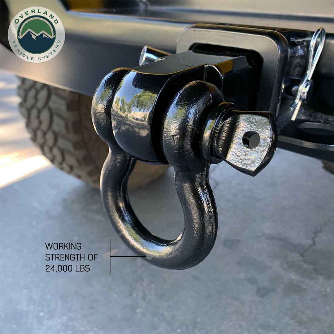 Overland Vehicle Systems receiver mount recovery shackle 3/4 inch - view 9