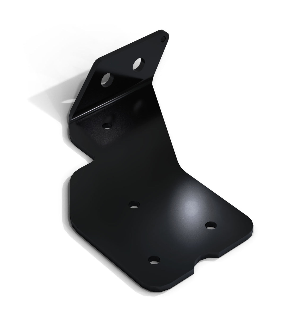 TeraFlex passenger CB antenna mount kit for Jeep Wrangler TJ, YJ and CJ