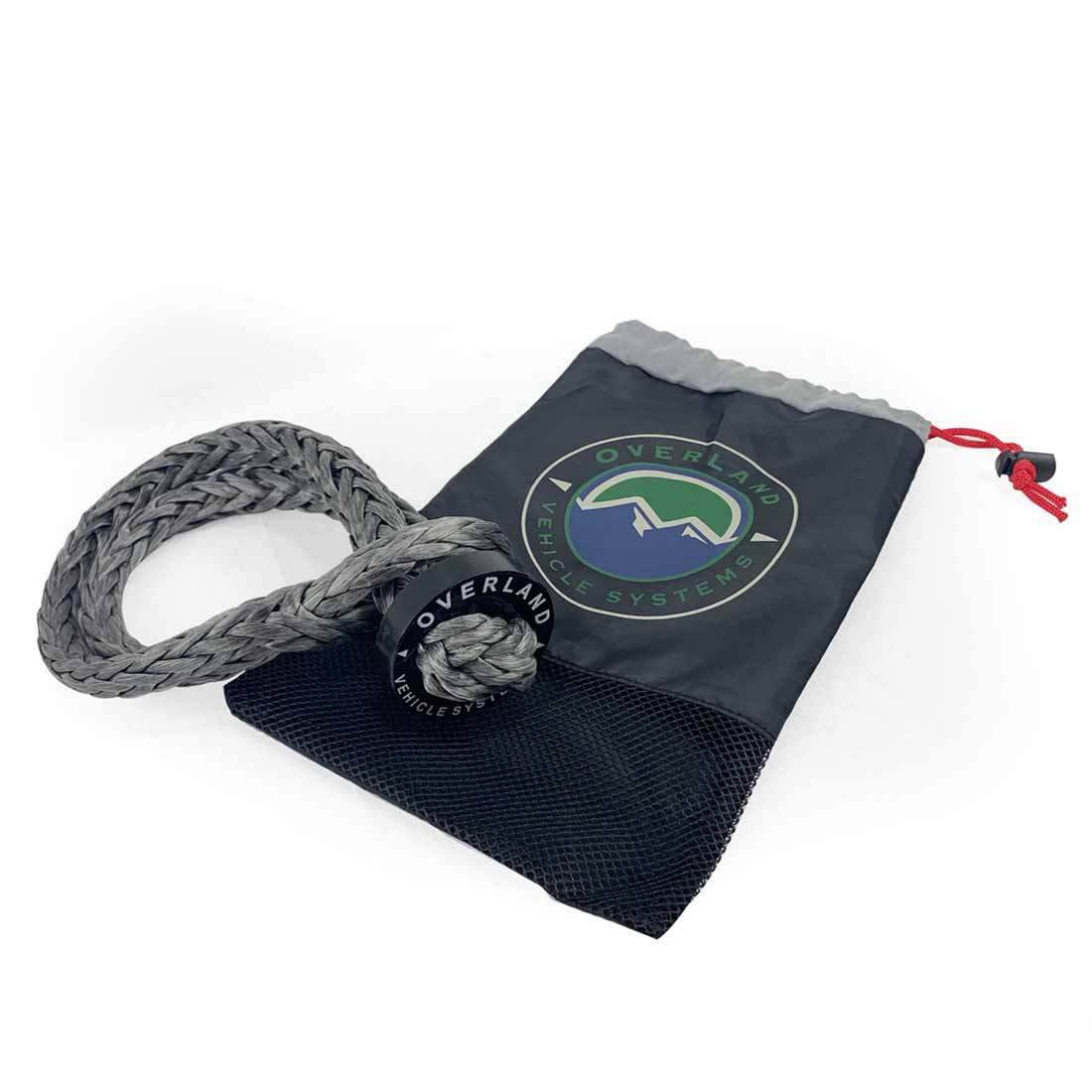 Overland Vehicle Systems 5/8 inch soft shackle with collar and storage bag