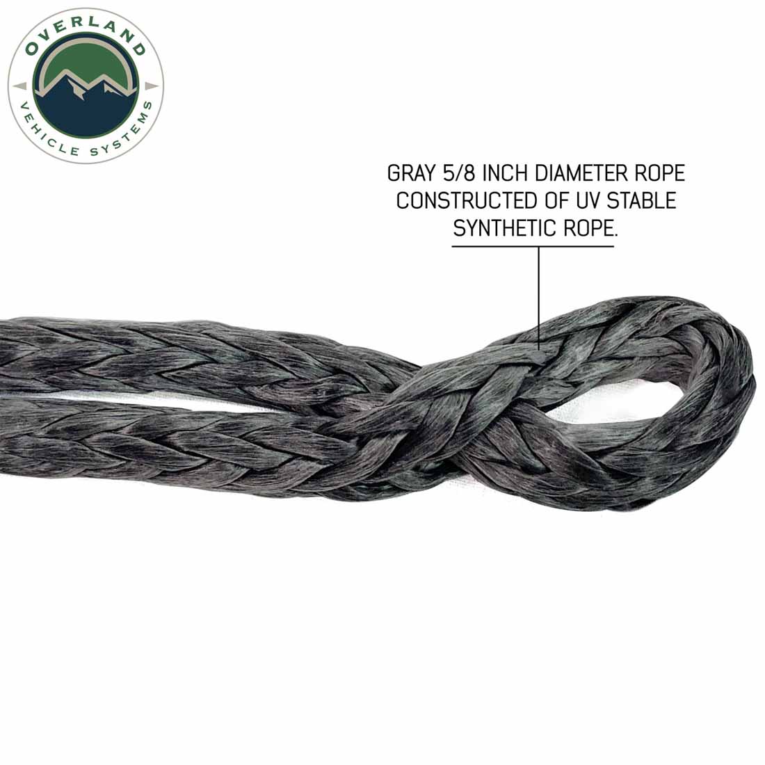 Overland Vehicle Systems 5/8 inch soft shackle with collar and storage bag - view 9