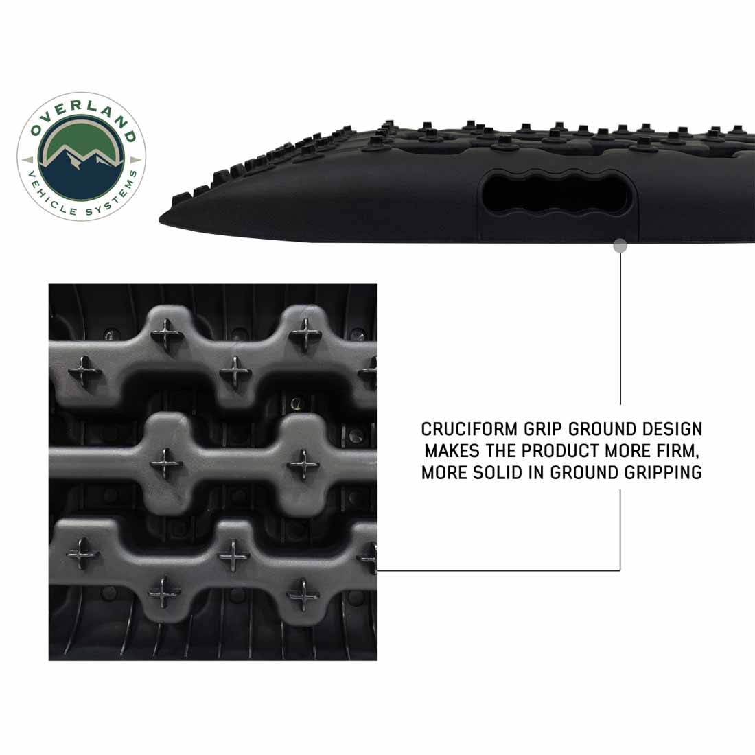 Overland Vehicle Systems recovery ramp with pull strap and storage bag - view 3