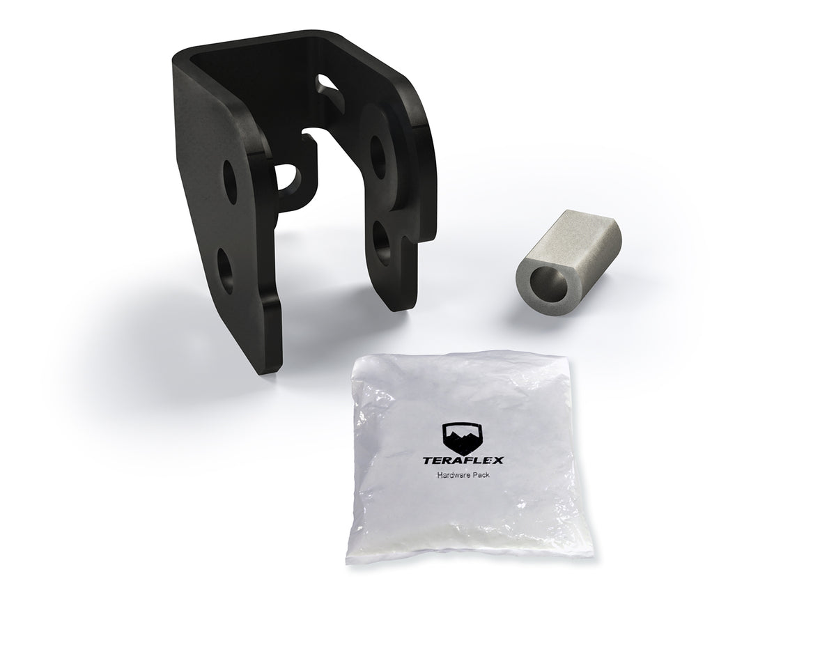 TeraFlex JL / JT: Front Track Bar Axle Bracket Kit (4.5" Lift)