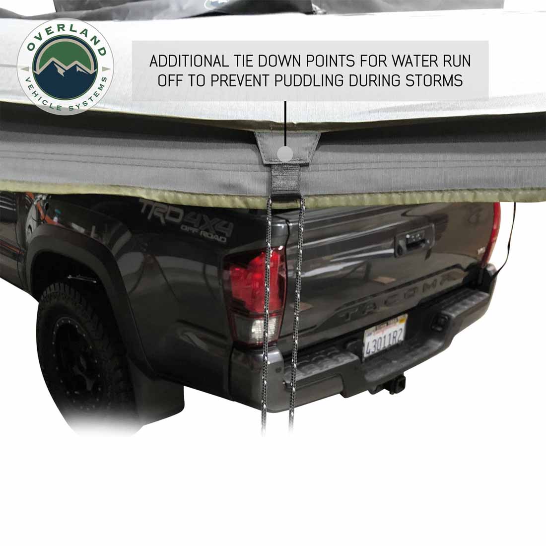 Overland Vehicle Systems HD Nomadic 270 awning with walls 1, 2 and 3, passenger side - view 3