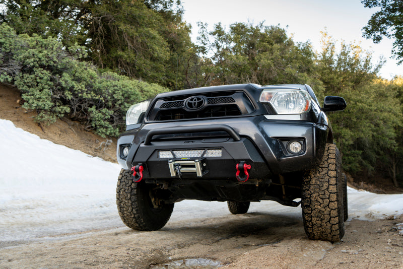 Body Armor 4x4 HiLine Front Winch Bumper, fits Toyota Tacoma