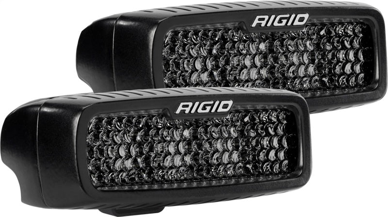 RIGID SR-Q Series PRO Midnight Edition Light Pair, Spot Diffused, Surface Mount
