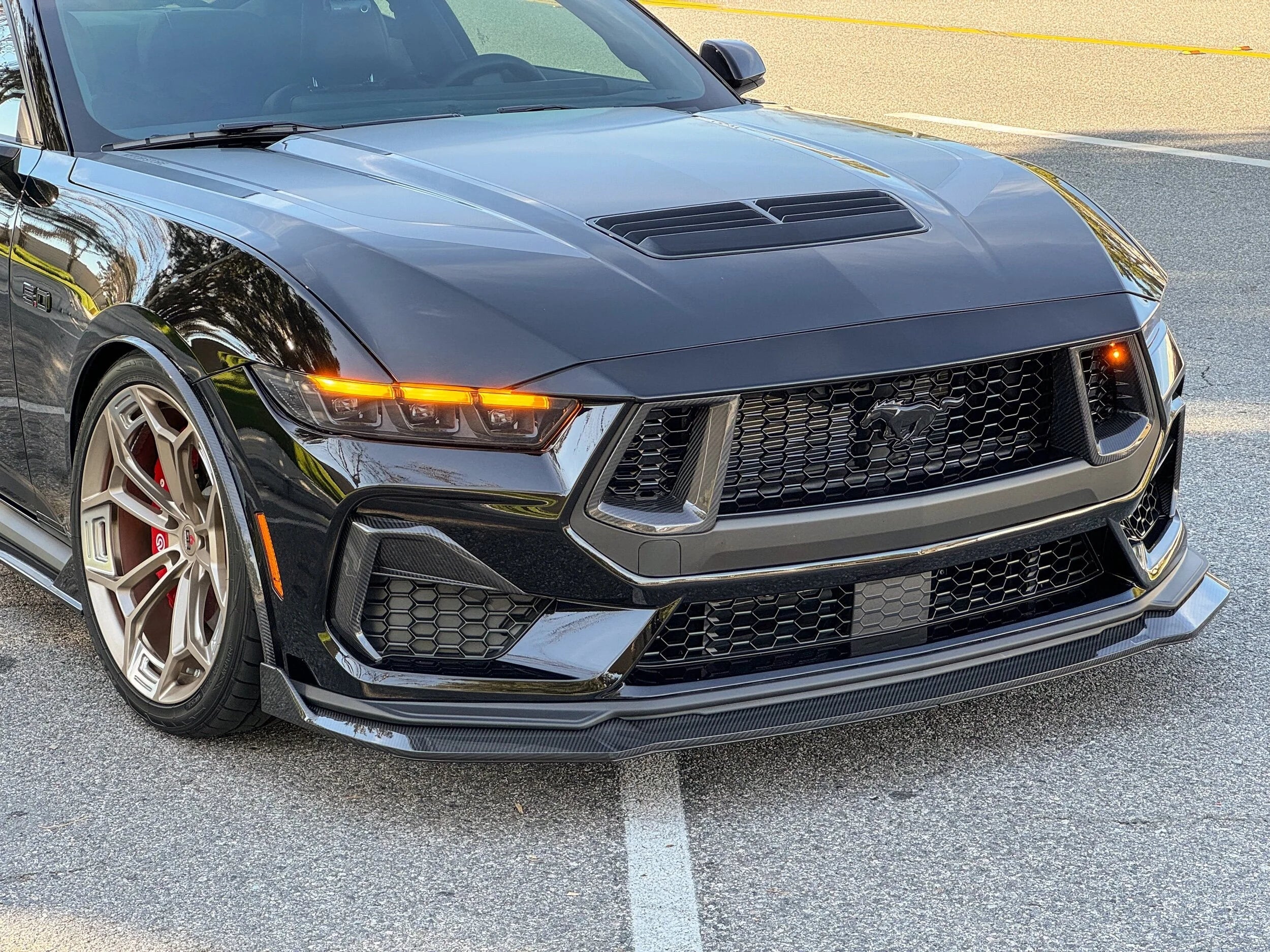 2024-Current Ford Mustang Splitter Extension