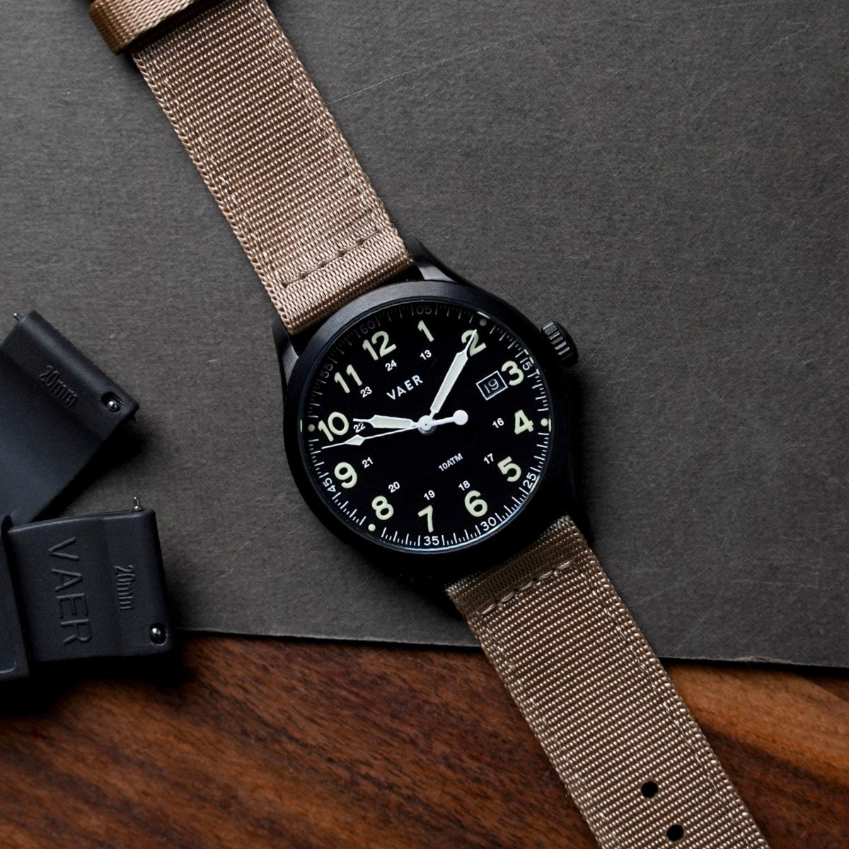 VAER S5 Tactical Field Watch - 40mm Quartz