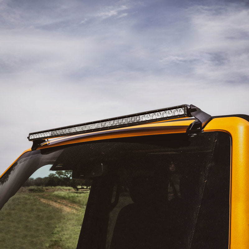 RIGID Roof Line Light Kit with 40 in. SR-Series Spot/Flood Combo Bar, fits Ford Bronco