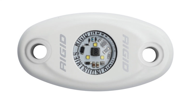 RIGID A-Series LED Accessory Light, High Power, Cool White, White Housing