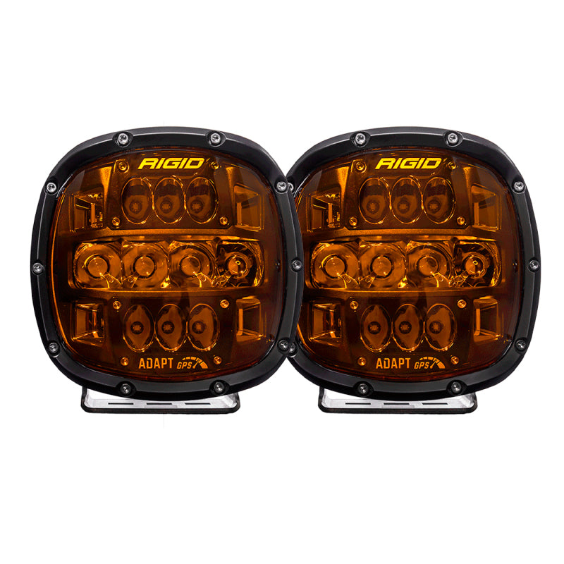 RIGID Adapt XP LED Light Pair with Amber PRO Lens
