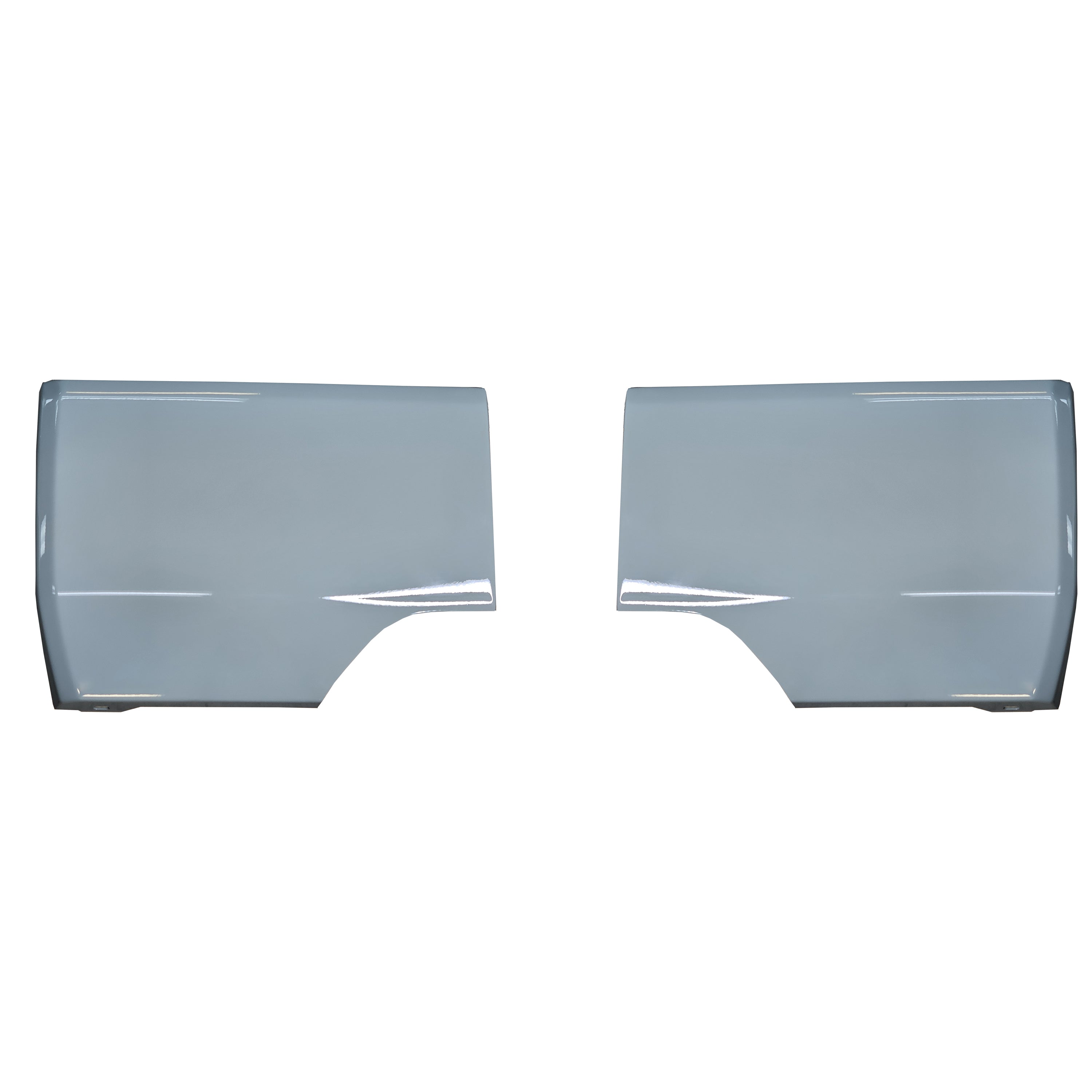2022-2026 Toyota Tundra Rear Bumper Covers - Chrome Delete Overlays - BumperShellz