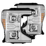 AlphaRex LUXX-Series LED Projector Headlights for Ford Super Duty - Chrome