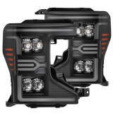 AlphaRex NOVA-Series LED Projector Headlights for Ford Super Duty - Black