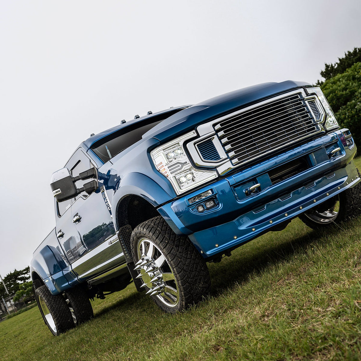 AlphaRex NOVA-Series LED Projector Headlights for Ford Super Duty - Chrome