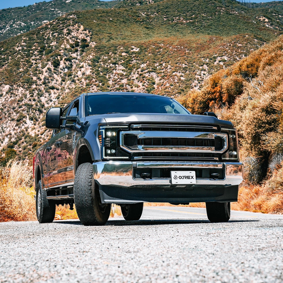 AlphaRex NOVA-Series LED Projector Headlights for Ford Super Duty - Black