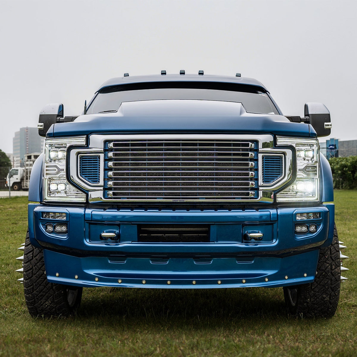 AlphaRex NOVA-Series LED Projector Headlights for Ford Super Duty - Chrome