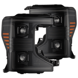 AlphaRex PRO-Series Halogen Projector Headlights for Ford Super Duty - Alpha-Black