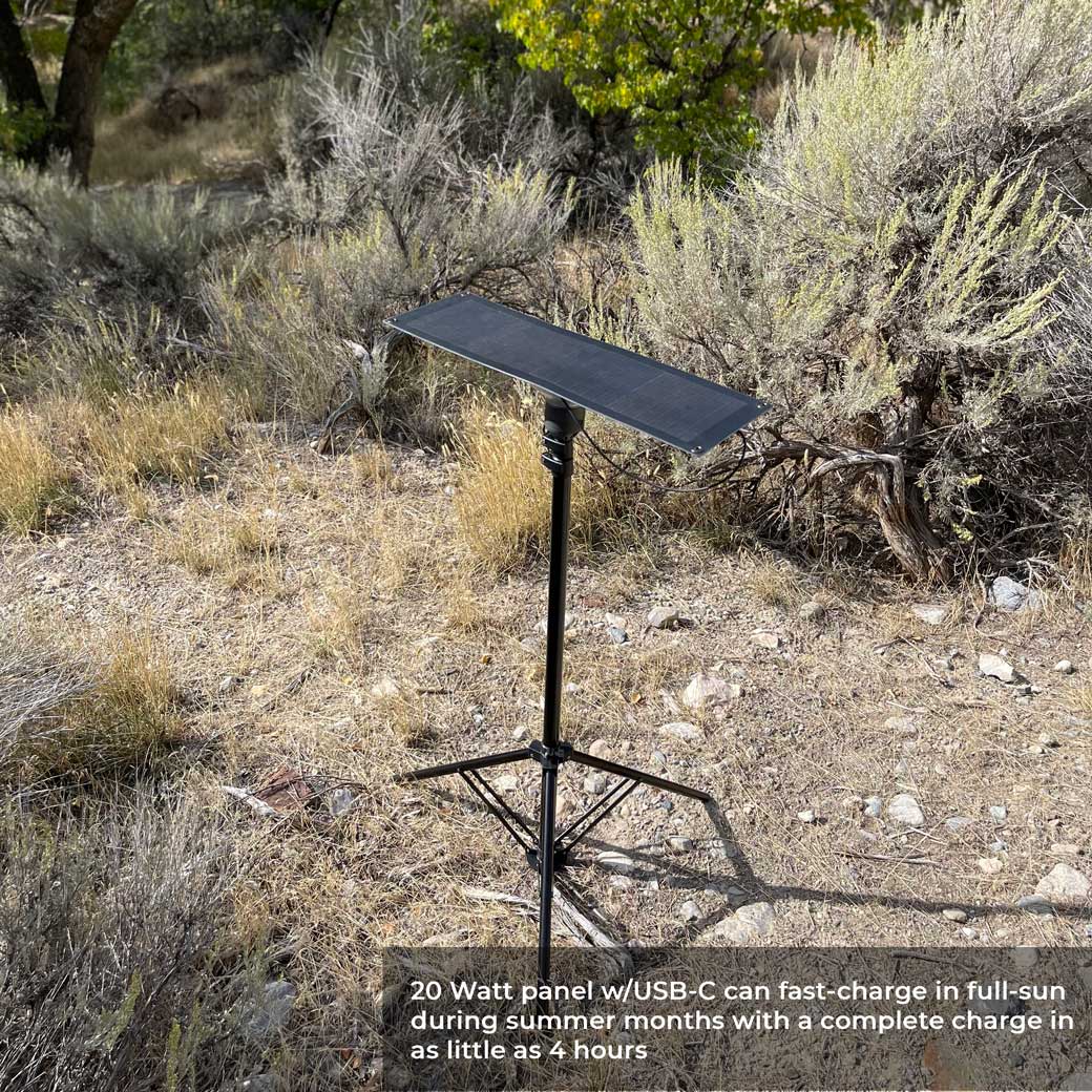 20-watt-solar-panel-fast-charges-LightRanger-USB-C-in-summer - NVMOS