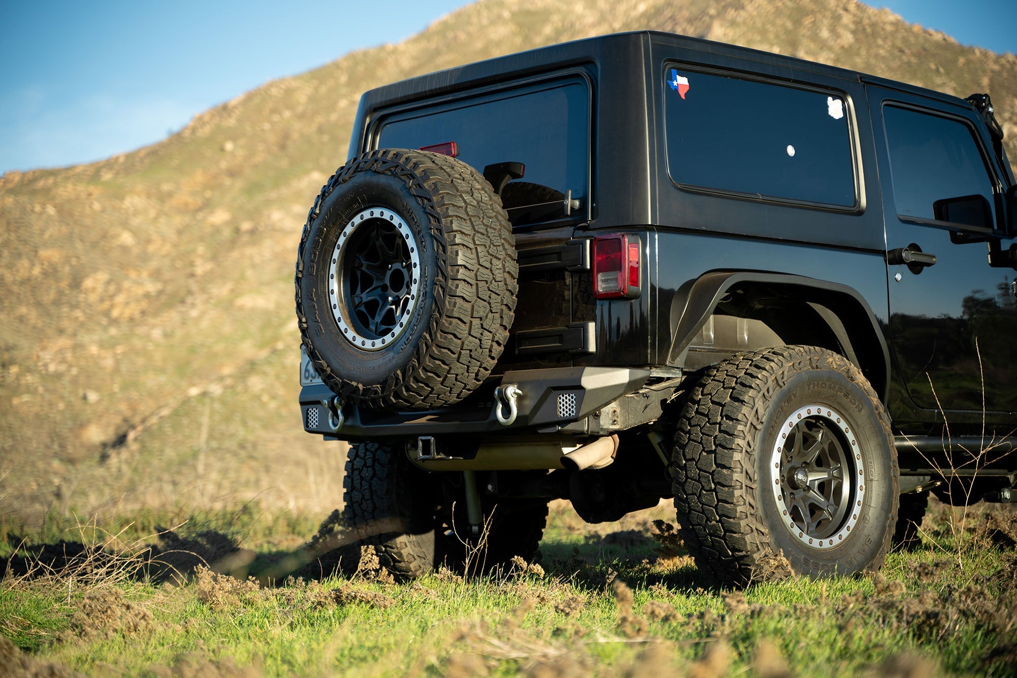2007-2018-Jeep-Wrangler-JK-FS-7-Series-Rear-Bumper-Installed-03 - NVMOS
