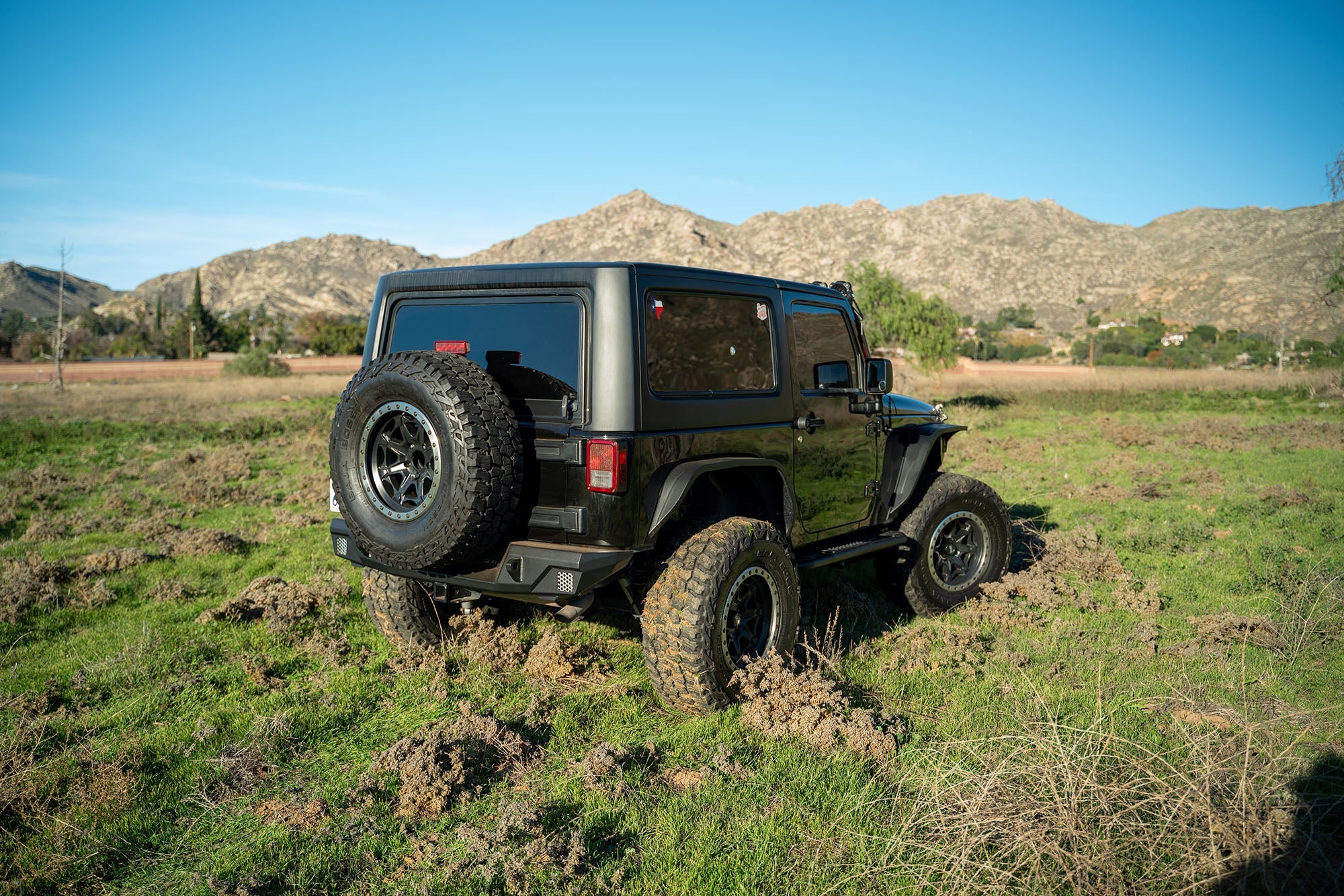 2007-2018-Jeep-Wrangler-JK-FS-7-Series-Rear-Bumper-Installed-1 - NVMOS