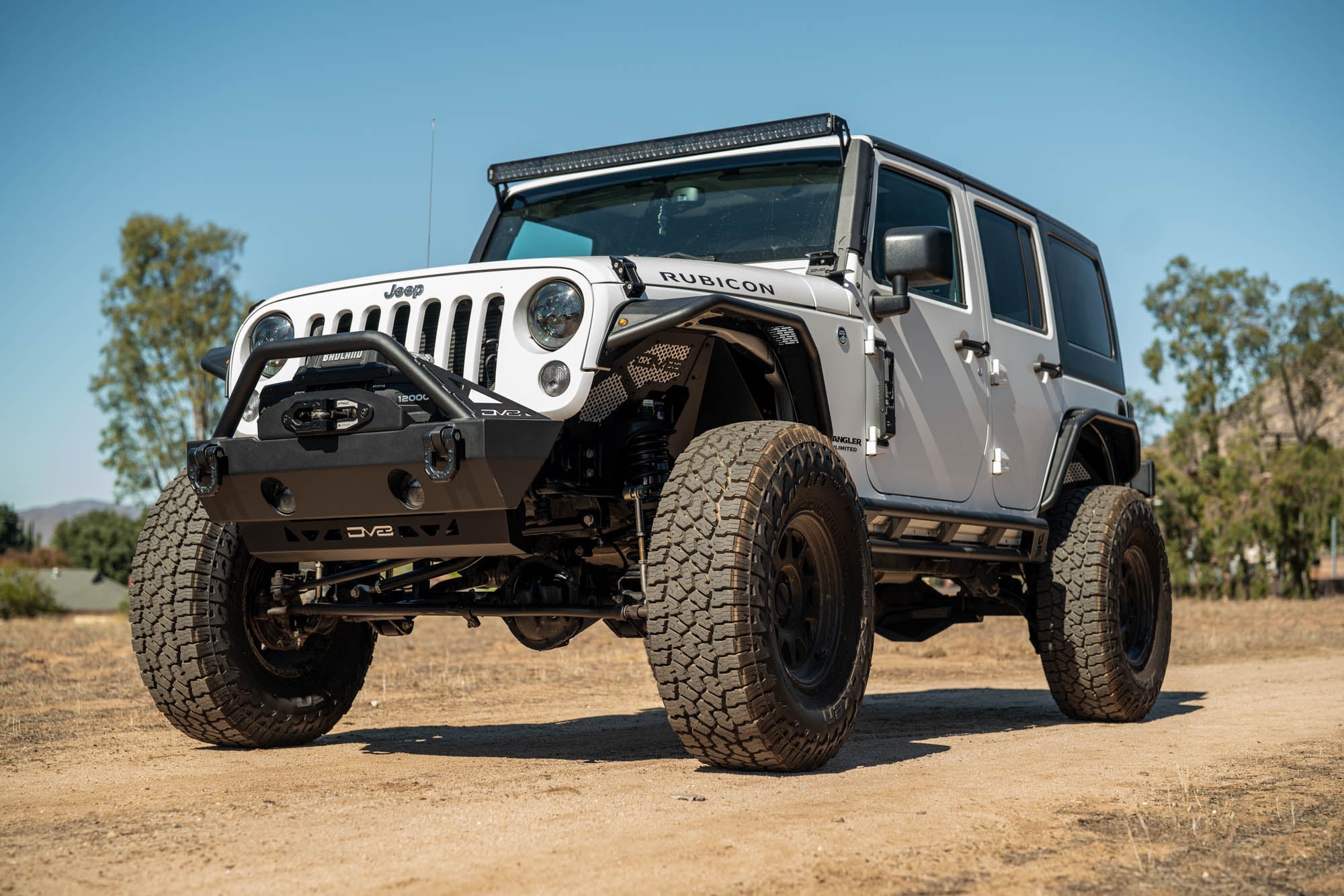 2007-2018-Jeep-Wrangler-JK-Front-Skid-Plate-Installed-4 - NVMOS
