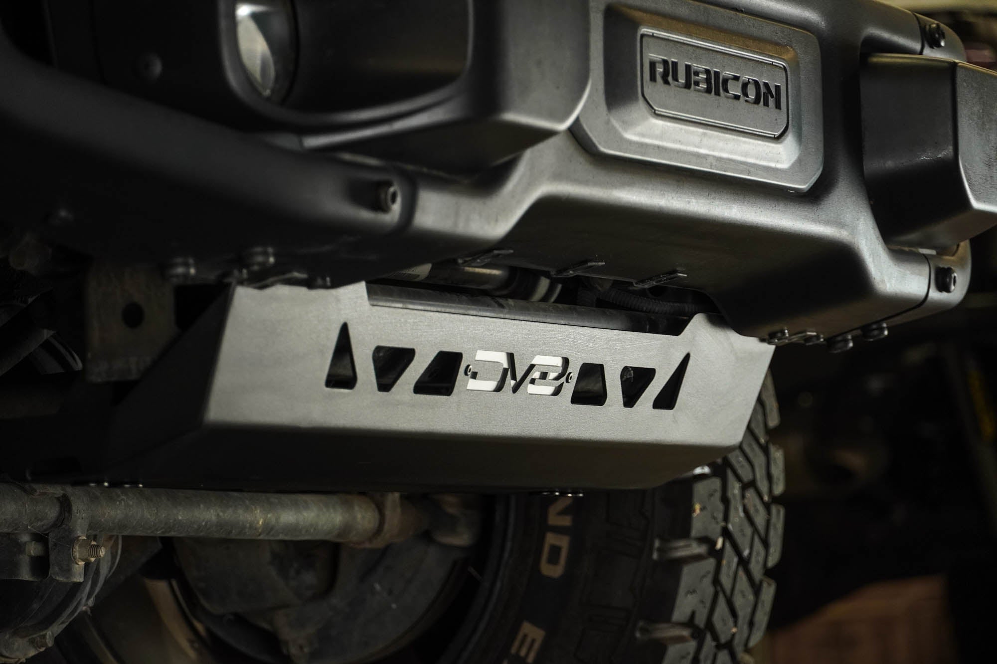 2007-2018-Jeep-Wrangler-JK-Front-Skid-Plate-Installed-9 - NVMOS