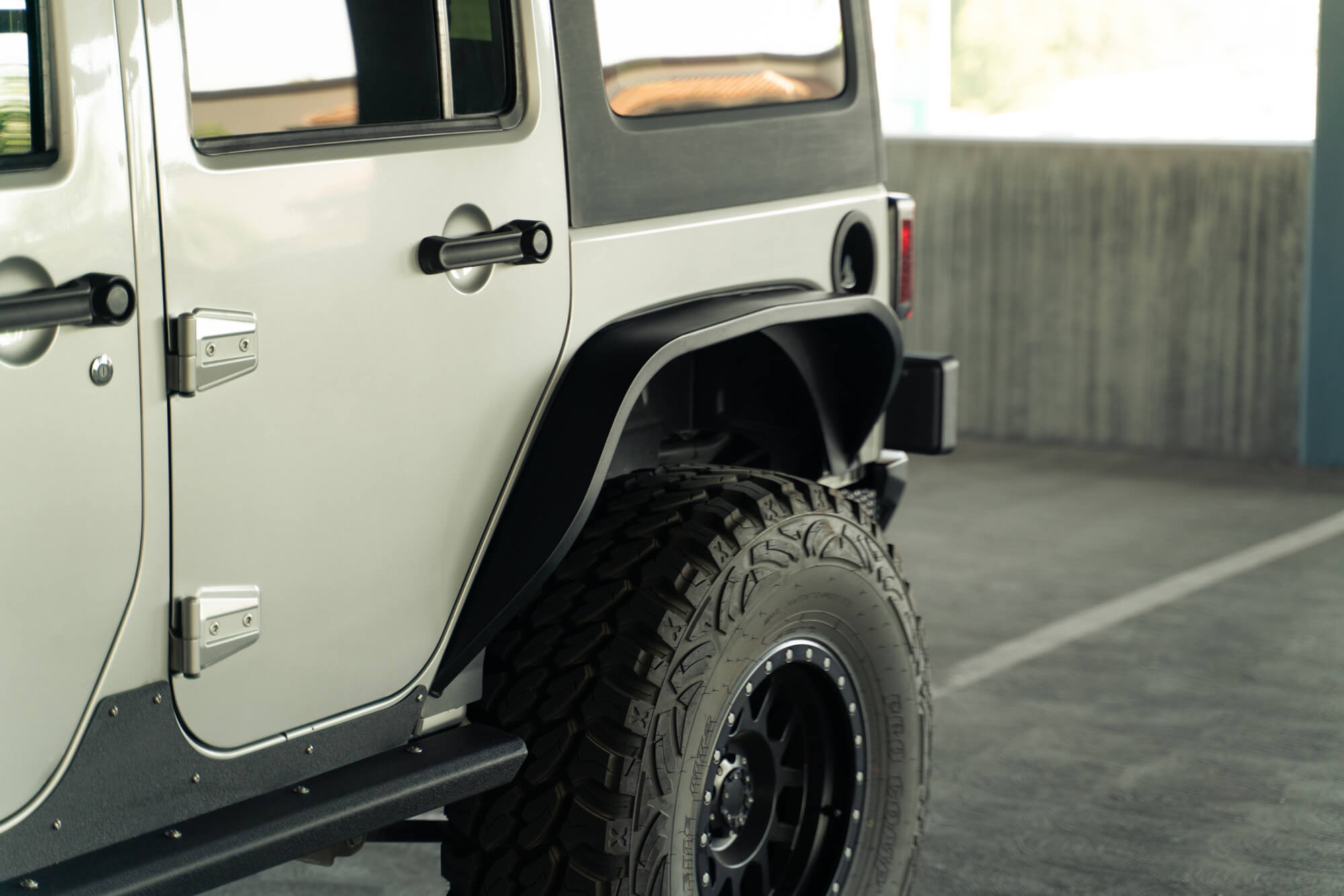 2007-2018-Jeep-Wrangler-JK-Slim-Fender-Flares_Installed-05 - NVMOS