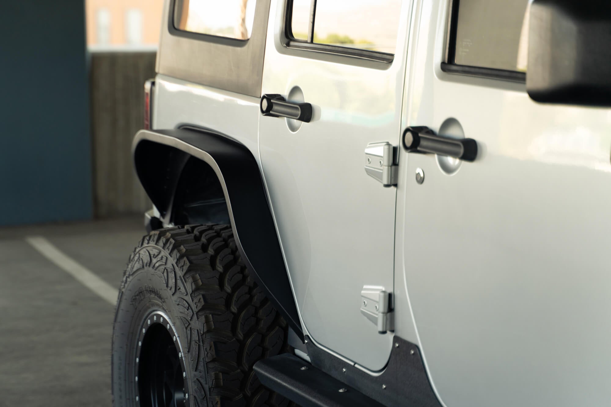 2007-2018-Jeep-Wrangler-JK-Slim-Fender-Flares_Installed-09 - NVMOS