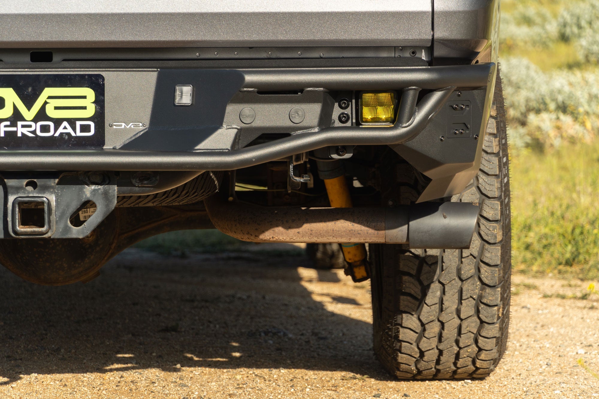 2014-2021-Toyota-Tundra-Tube-Rear-Bumper-Installed-5 - NVMOS