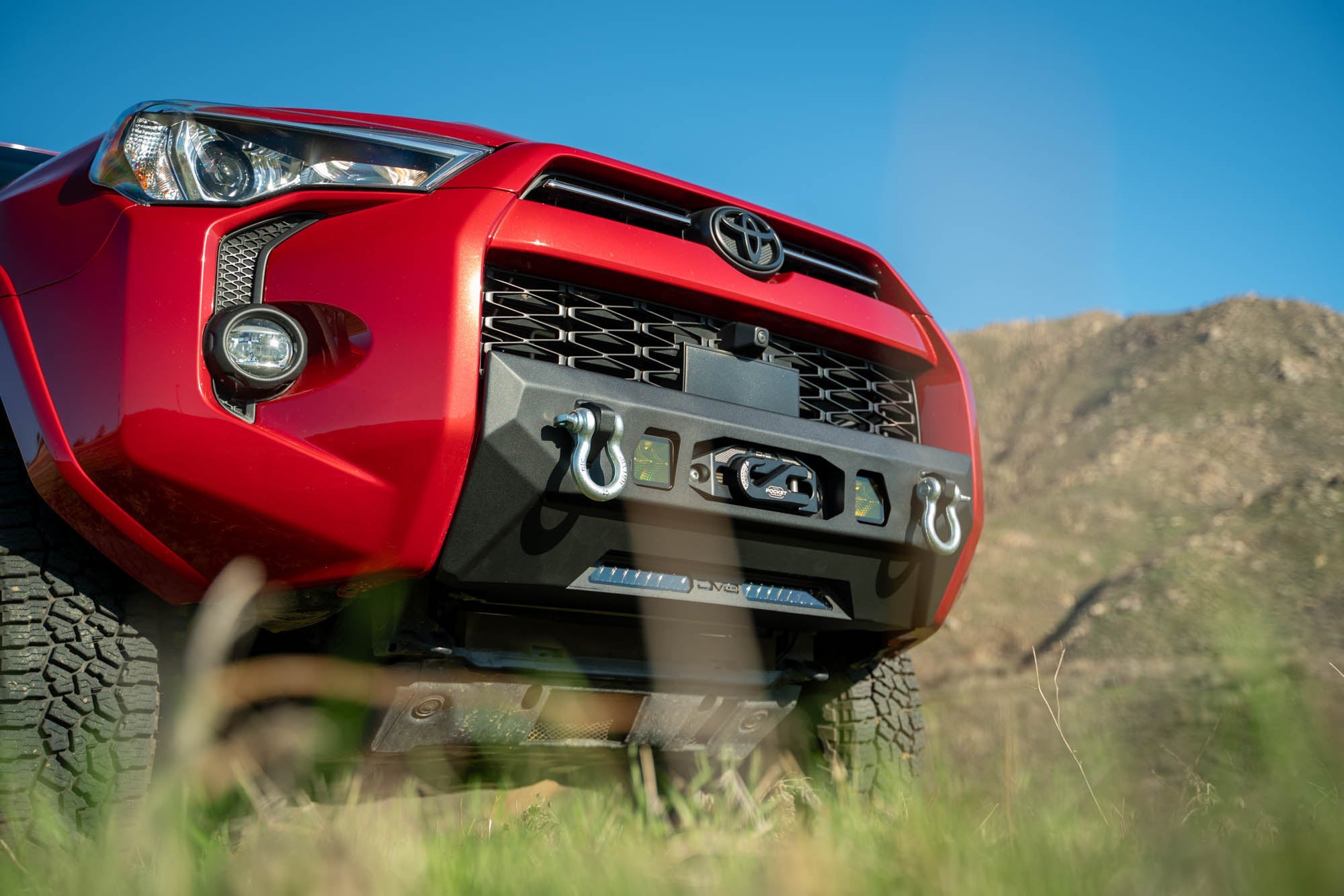 2014-2024-Toyota-4Runner-Centric-Series-Winch-Front-Bumper-Installed-10 - NVMOS