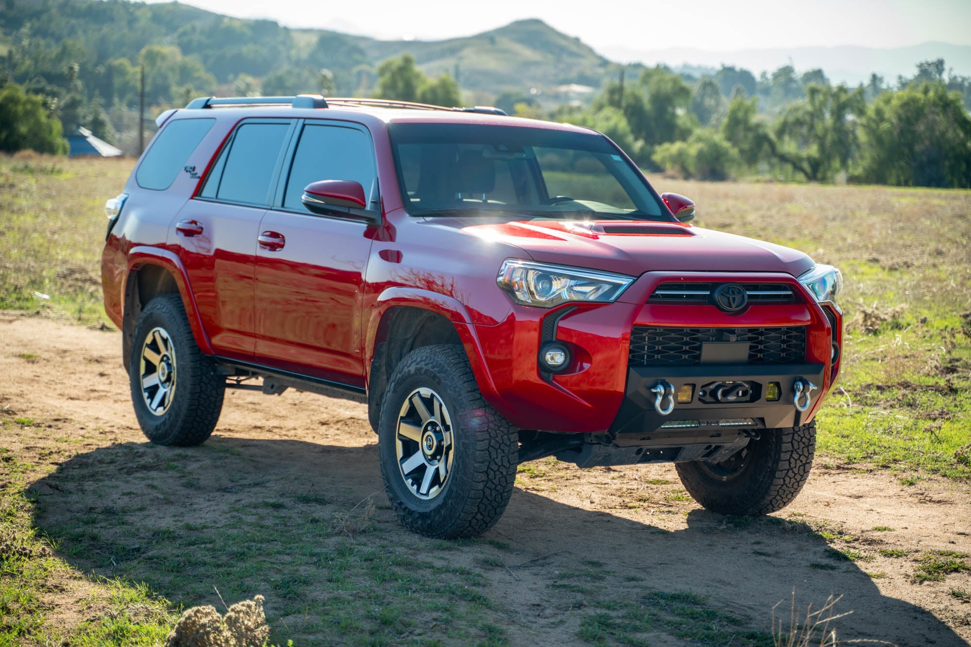 2014-2024-Toyota-4Runner-Centric-Series-Winch-Front-Bumper-Installed-12 - NVMOS