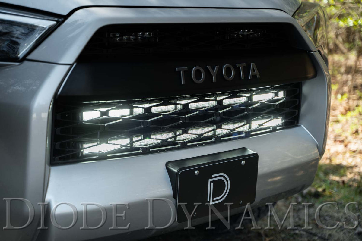 Diode Dynamics Stealth lightbar kit for 2014-2019 Toyota 4Runner – lit