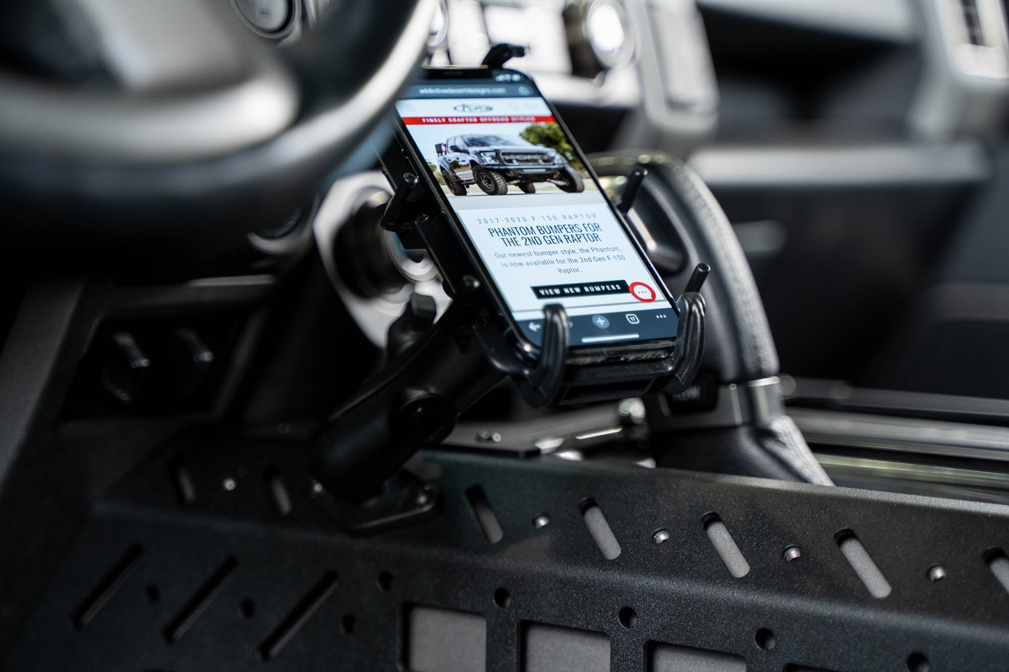2015-2020-Ford-F-150-_-Raptor-Center-Console-Molle-Panels_Studio-03 - NVMOS