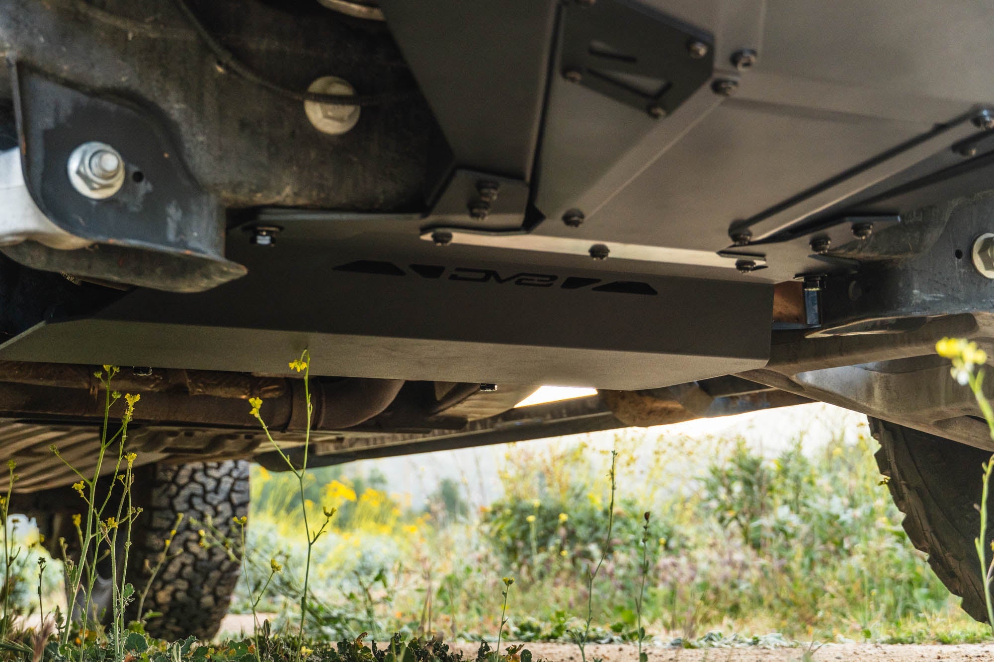 2015-2020-Ford-F-150-and-Raptor-Front-Differential-Skid-Plate-Installed-1 - NVMOS