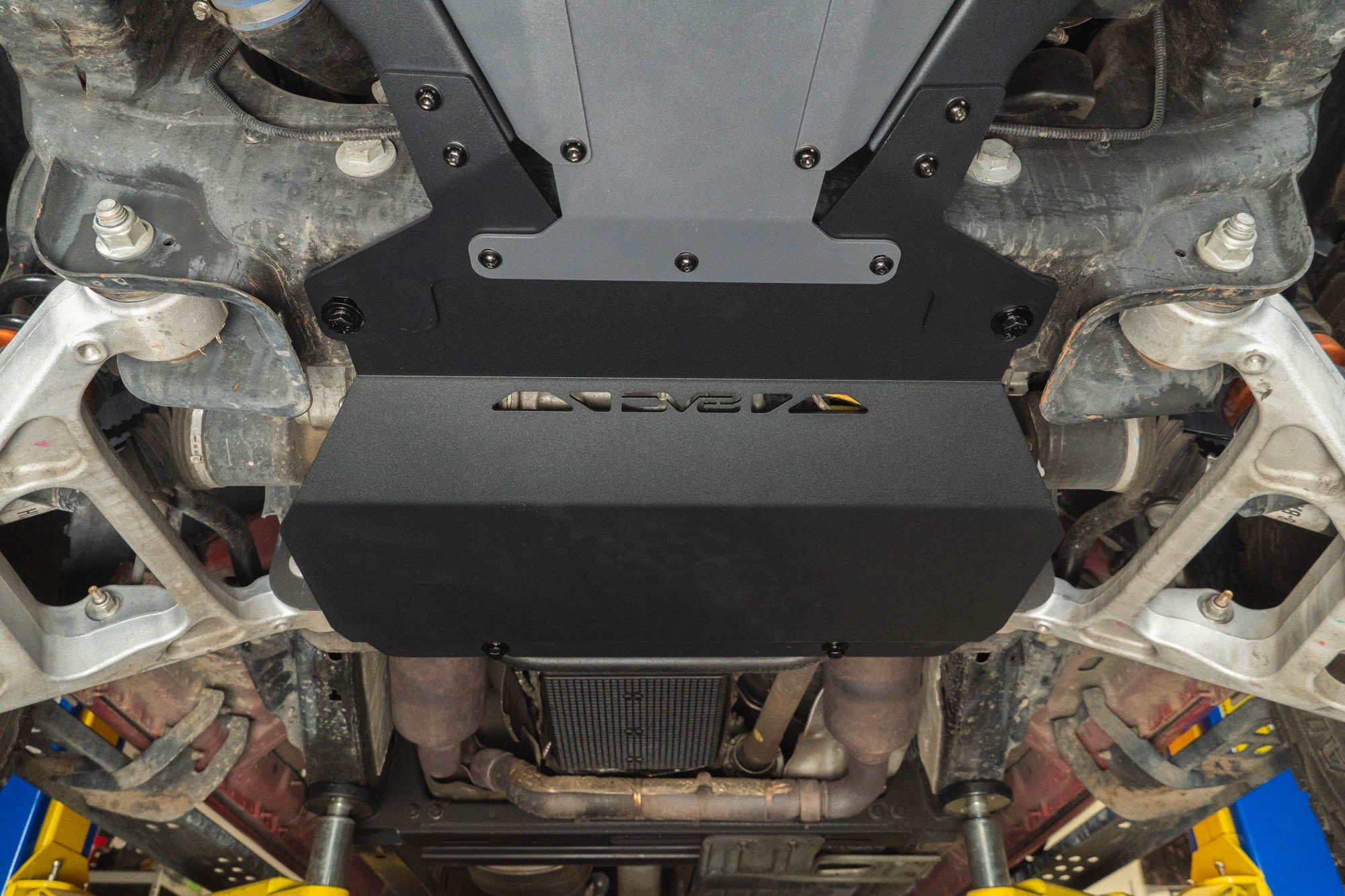 2015-2020-Ford-F-150-and-Raptor-Front-Differential-Skid-Plate-Installed-3 - NVMOS