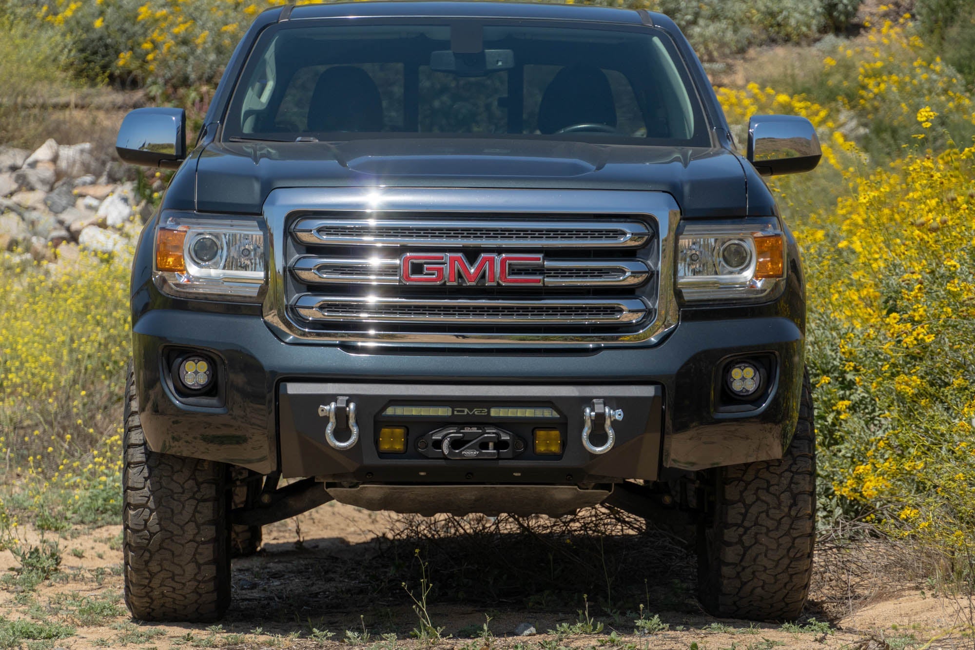 2015-2020-GMC-Canyon-Centric-Front-Bumper-Installed-9 - NVMOS
