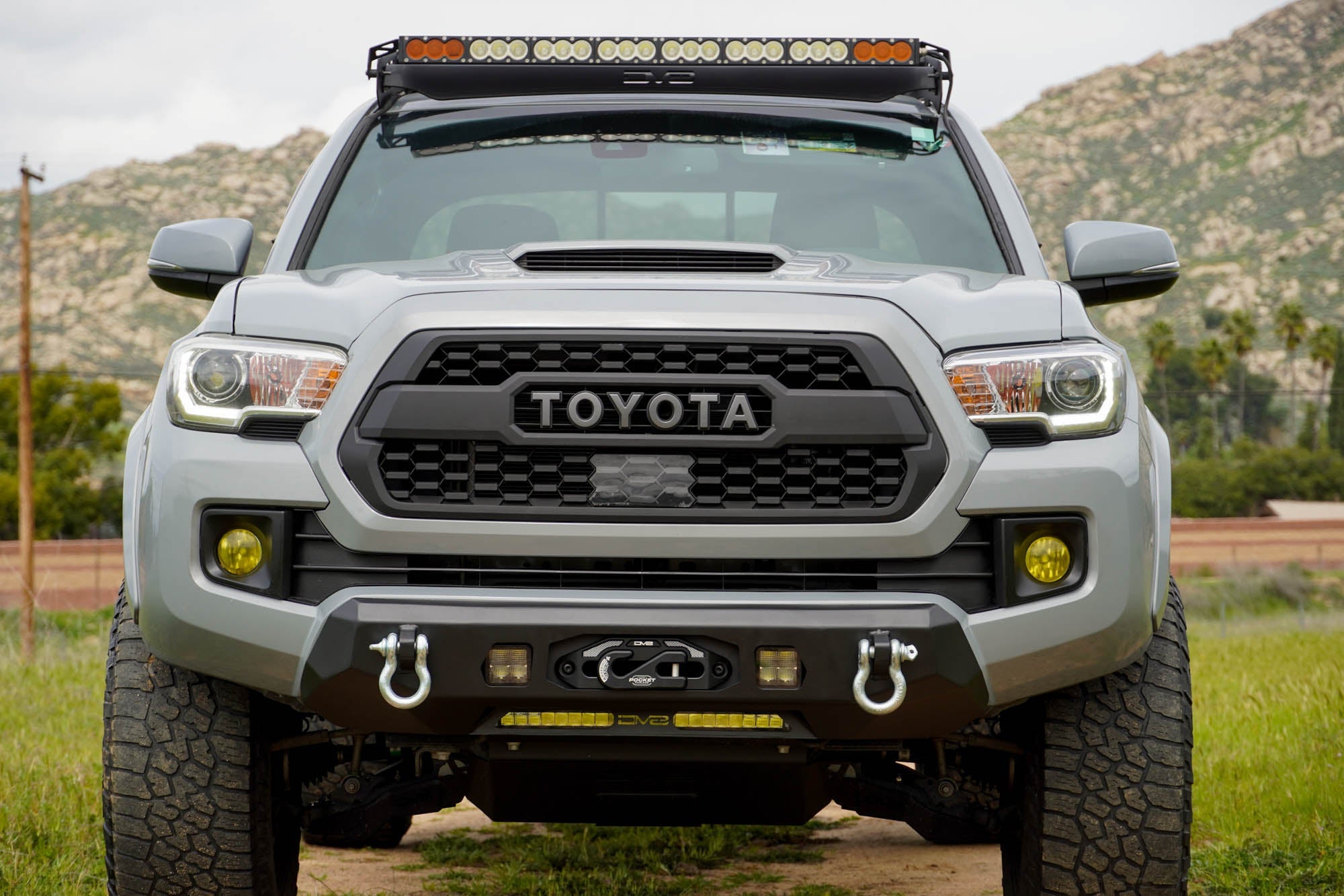 2016-2023-Toyota-Tacoma-Centric-Winch-Front-Bumper-Installed-04 - NVMOS