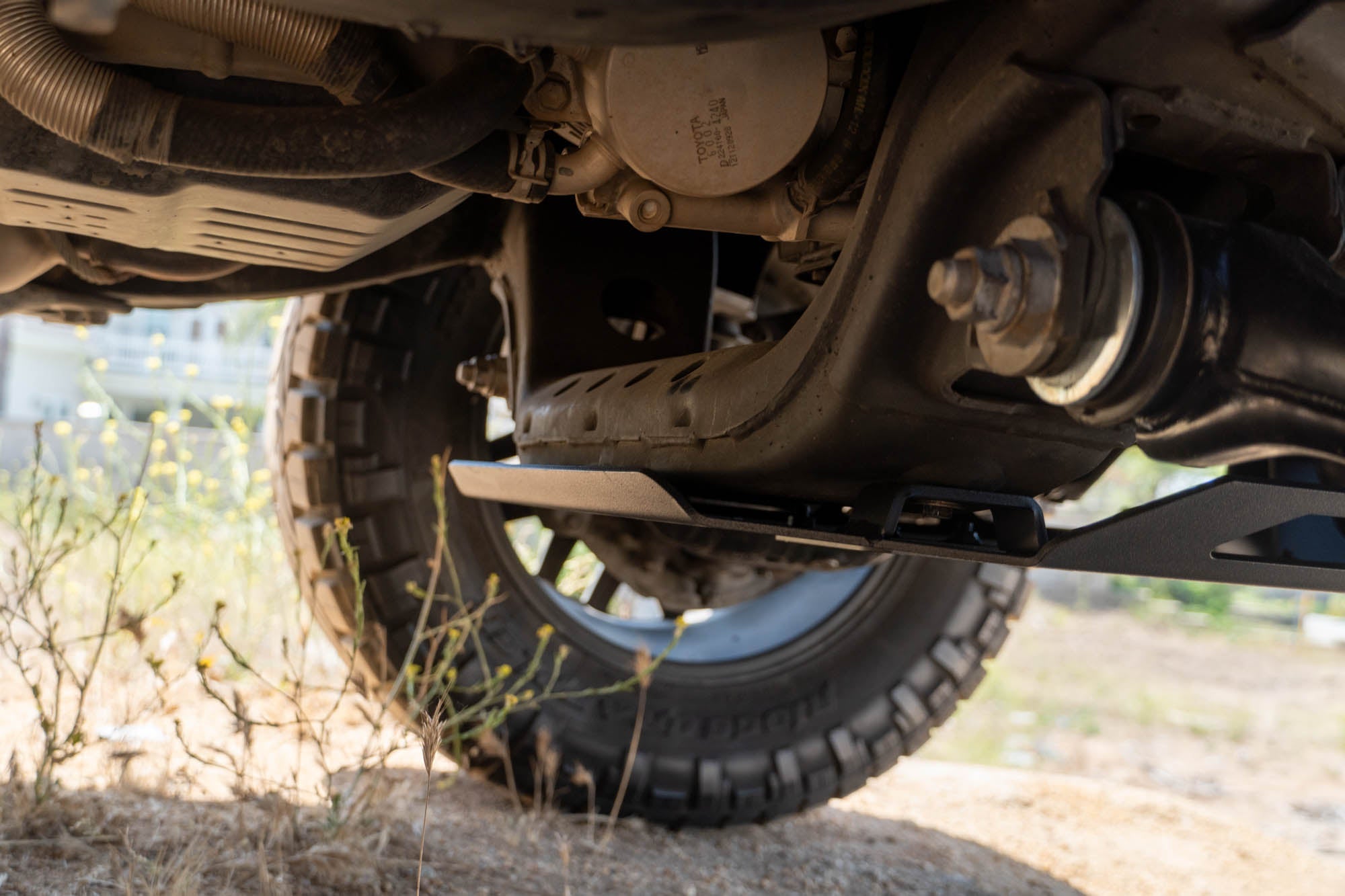 2016-2023-Toyota-Tacoma-Front-Skid-Plate-Installed-5 - NVMOS