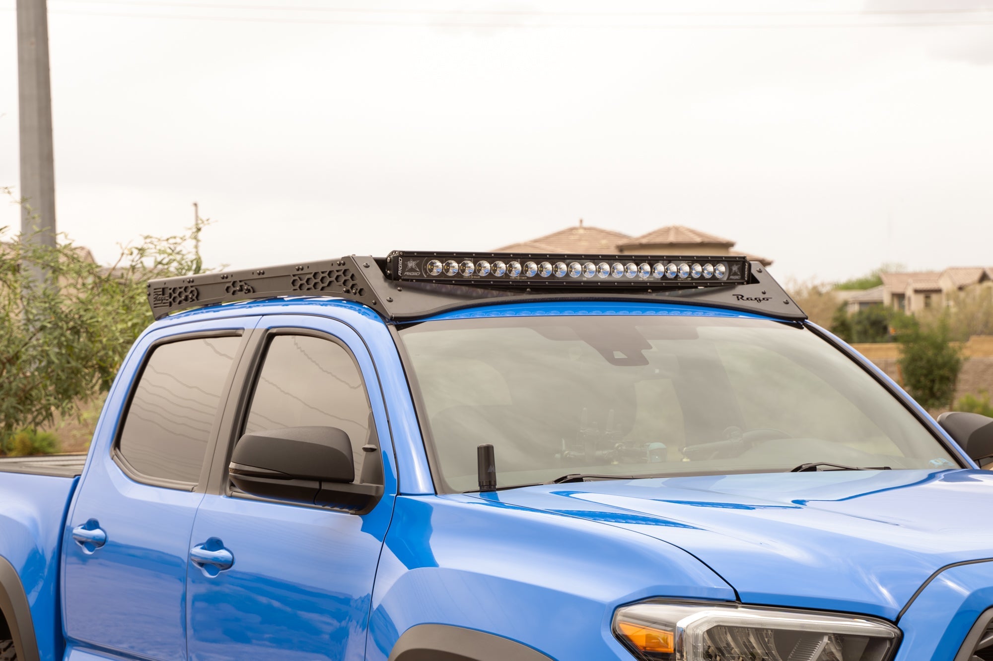 2016-2023-Toyota-Tacoma-Roof-Rack-40_-Light-Bar-Installed-3 - NVMOS