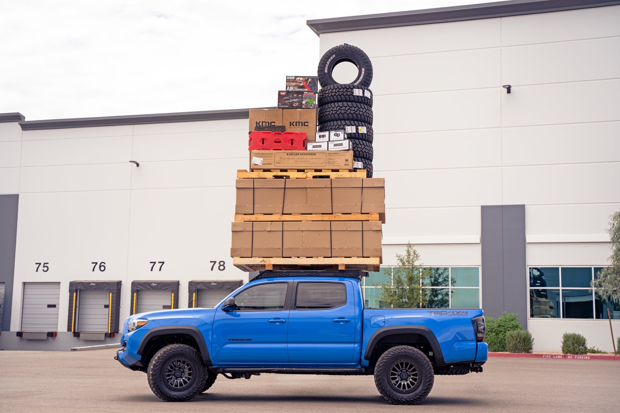 2016-2023-Toyota-Tacoma-Roof-Rack-Stess-Test-2 - NVMOS