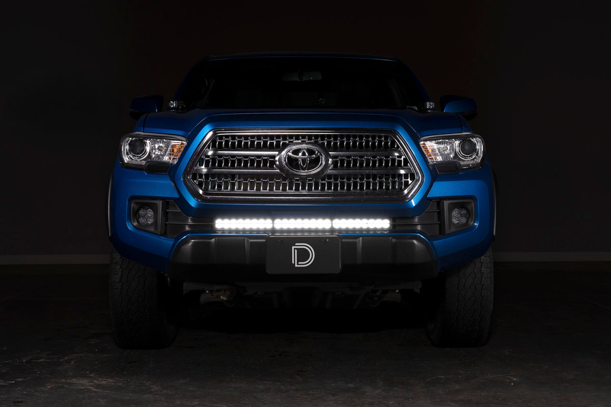 Diode Dynamics Stealth SS30 Light Bar Kit for 2016-2023 Toyota Tacoma – lit