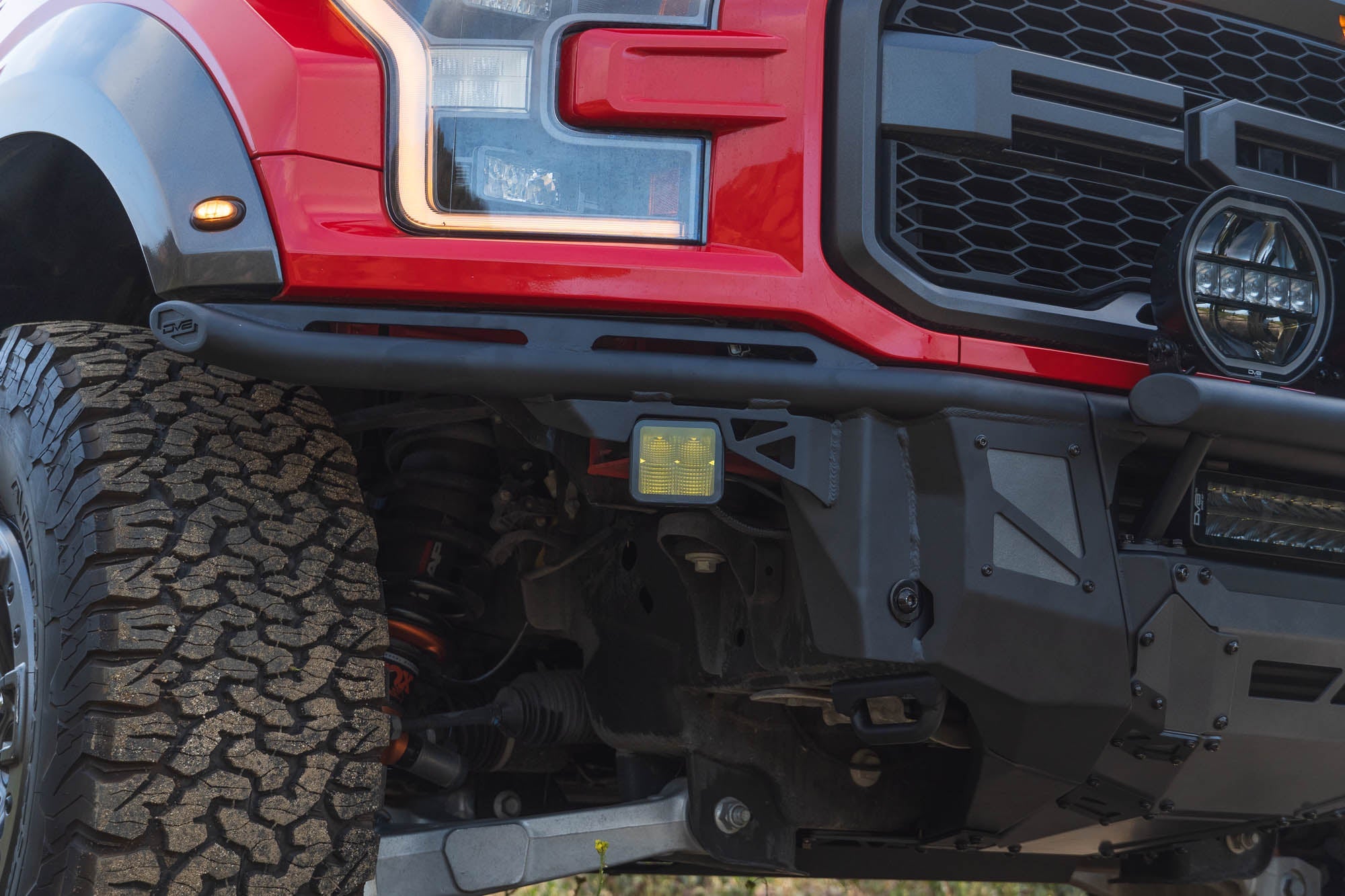 2017-2020-Ford-F-150-Raptor-Tube-Front-Bumper-Installed-8 - NVMOS