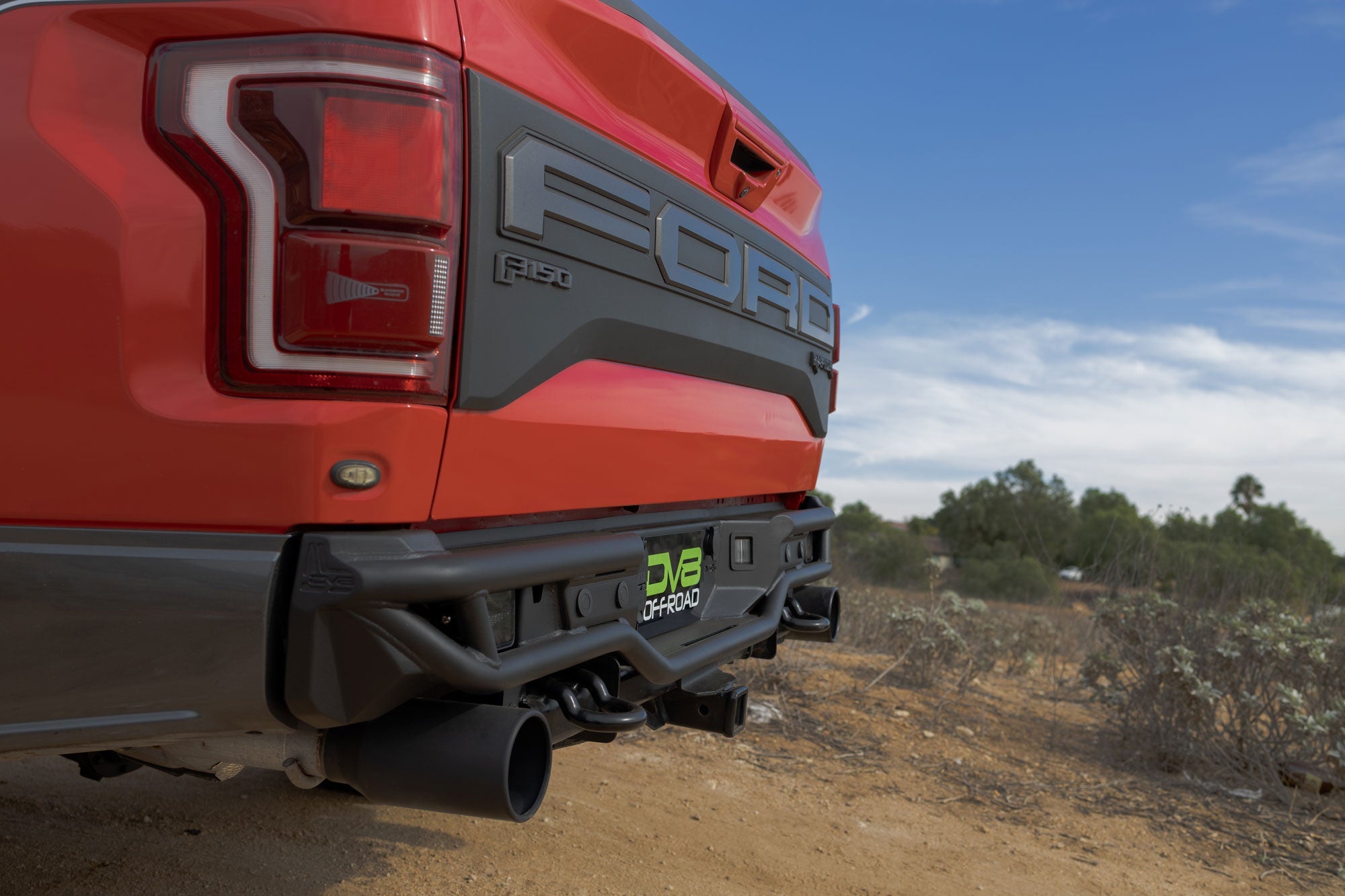 2017-2021-Ford-F-150-Raptor-Tube-Rear-Bumper-Installed-5 - NVMOS
