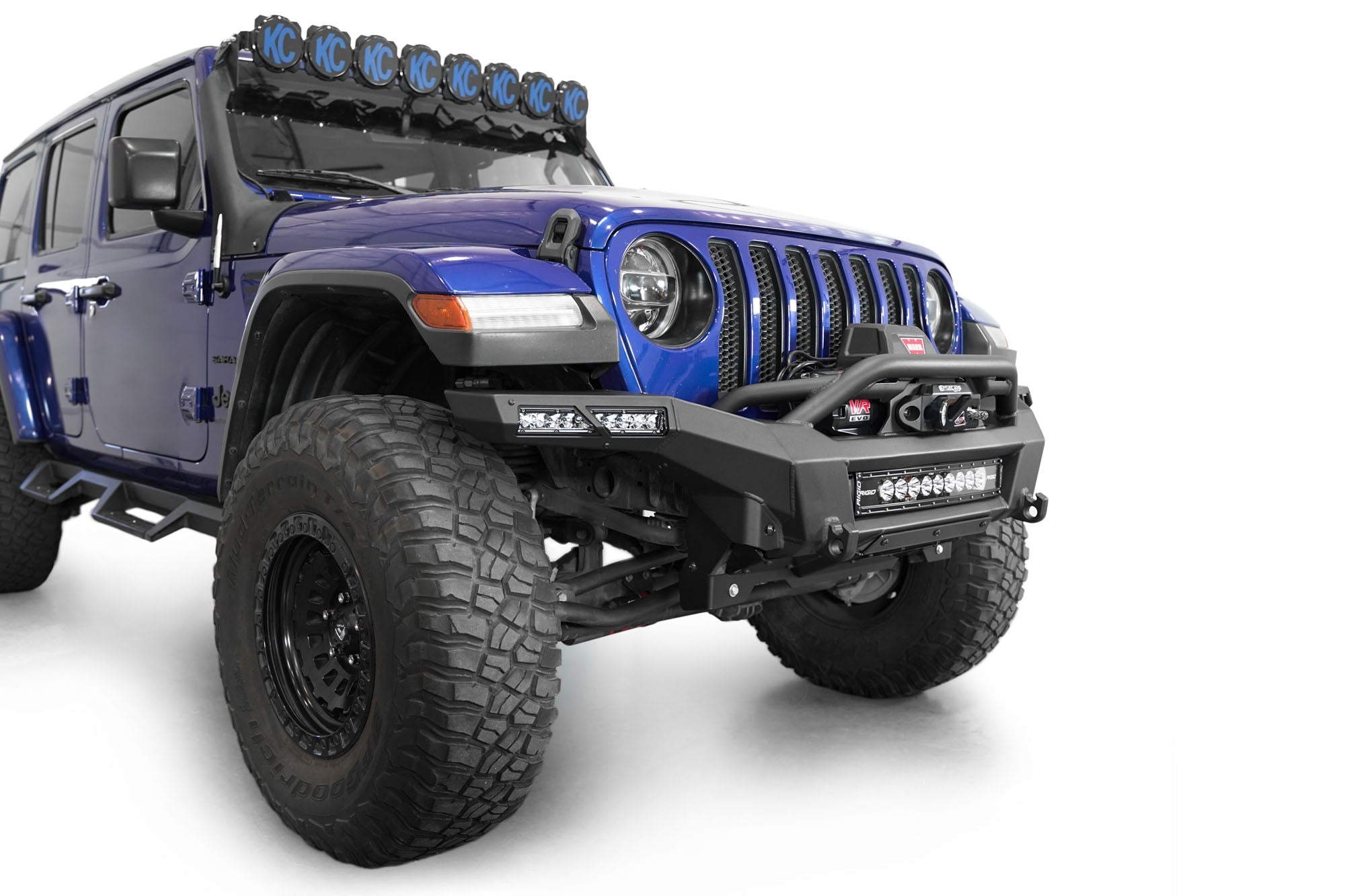 2018-2024-Jeep-JL-JT-Phantom-Winch-Front-Bumper-Installed-1 - NVMOS