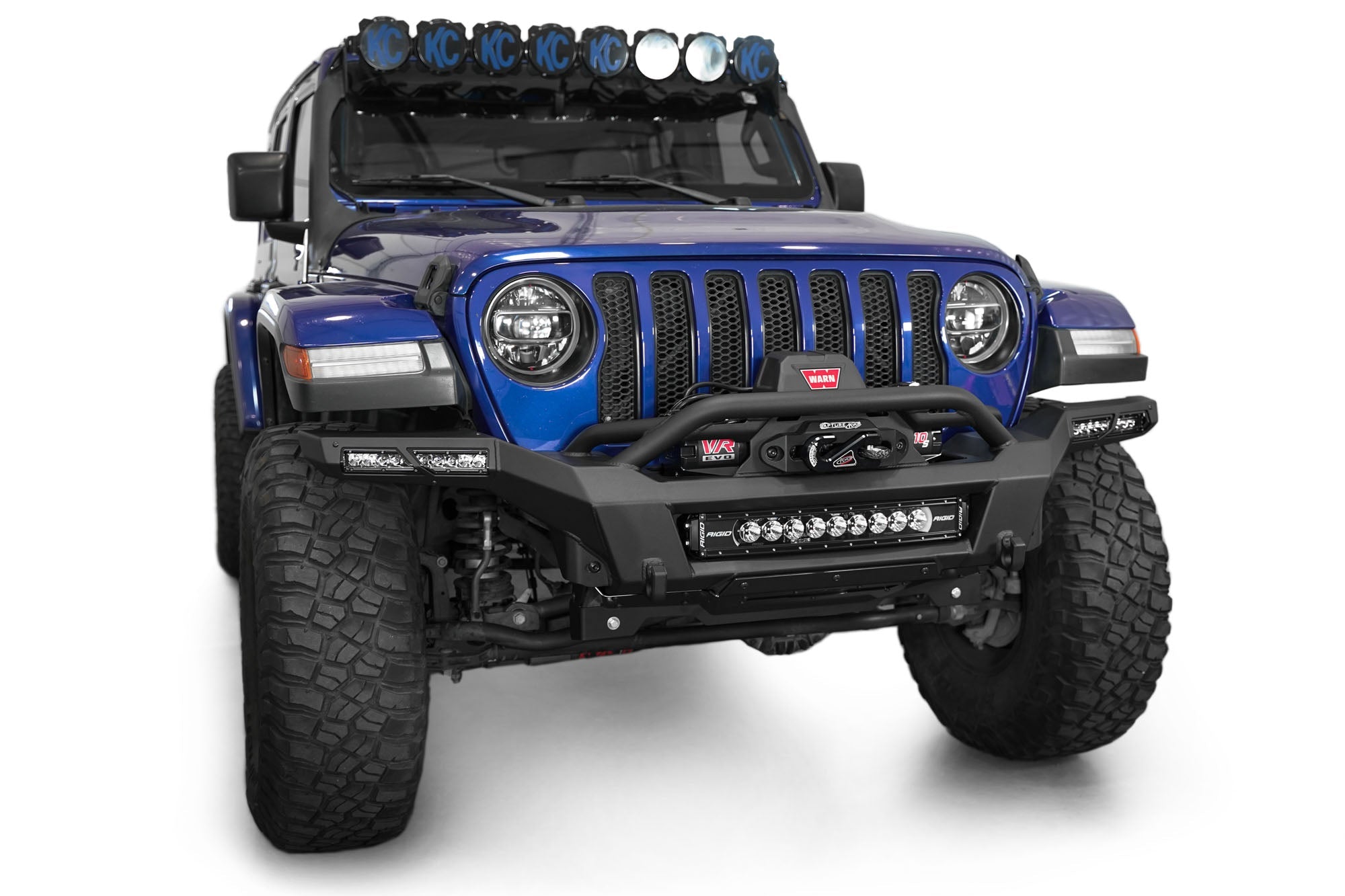 2018-2024-Jeep-JL-JT-Phantom-Winch-Front-Bumper-Installed-4 - NVMOS